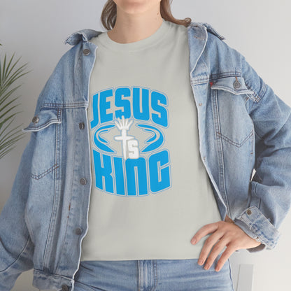 JESUS IS KING Unisex Heavy Cotton Tee