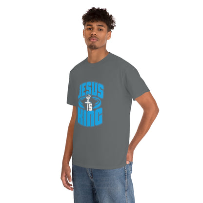 JESUS IS KING Unisex Heavy Cotton Tee
