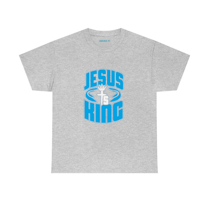 JESUS IS KING Unisex Heavy Cotton Tee