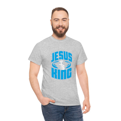JESUS IS KING Unisex Heavy Cotton Tee