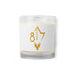 87s Glass jar soy wax candle